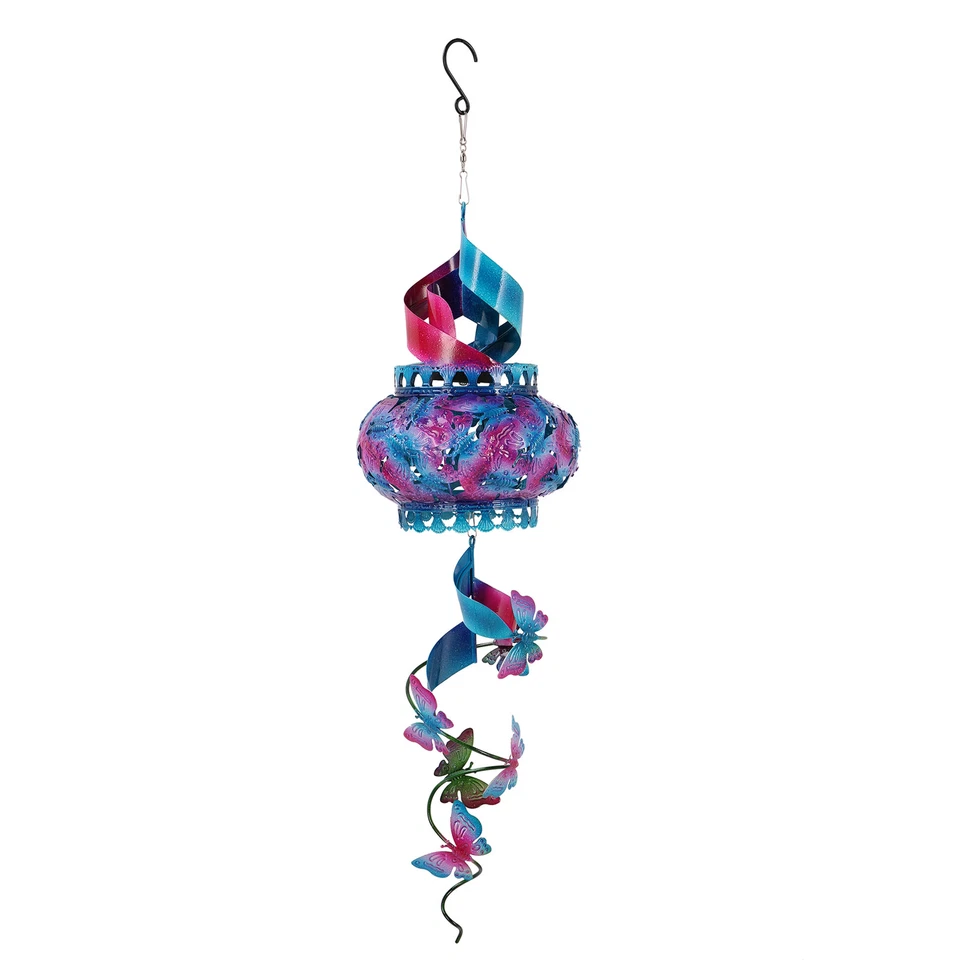 Hanging Solar Swirl Spinner, Purple/Blue - Image 1 of 1