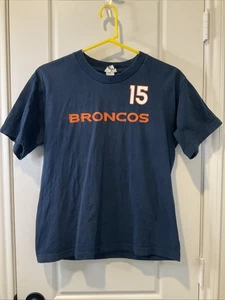 Denver Broncos Shirt Youth XL Blau NFL Football Grafik Kurzarm Tim Tebow - Bild 1 von 7