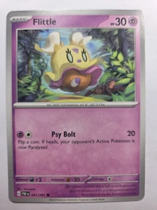 Flittle - 041/091 SV: Paldean Fates Common Normal NM Pokemon Tcg - Picture 1 of 2