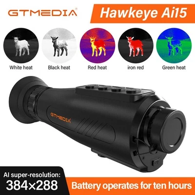 Thermal Imager Hunting Imaging Monocular Night Vision Goggles Telescope 384*288 - Image 1 of 4