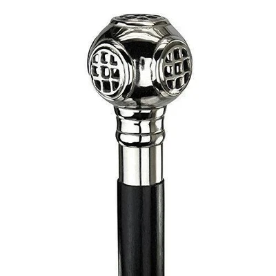 Capacete de mergulho bengala bronze maciço bengala de mergulho da Marinha dos EUA alça bengala presente - Imagem 1 de 4