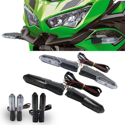 For Kawasaki Versys 650 1000 X250 X300 Motorcycle LED Turn Signals Light High Br Foto 1 de 4