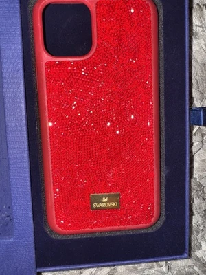 施华洛世奇水晶 5481454 智能手机保护壳 iPhone 11 Pro 红色 开箱 E — 第 1/4 张图片