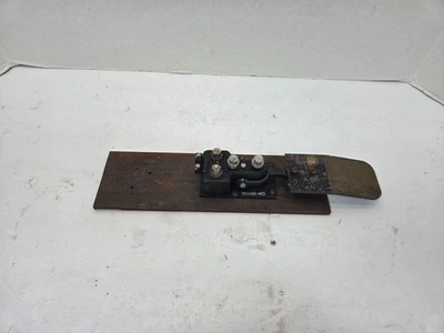 WW2 WWII Navy CMI-26003A Telegraph Morse Code Key  w/ paddle crinkle - Image 1 of 4