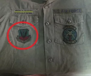 FANCY DRESS HALLOWEEN COSTUME PARTY PROP PATCH: TACTICAL AIR COMMAND INSIGNIA - Picture 1 of 12