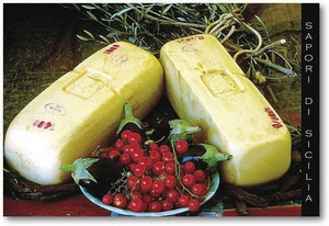 CARTOLINA DA COLLEZIONE  - SICILIA - Caciocavallo con Pomodorino Ciliegino - Picture 1 of 1