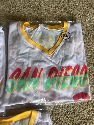 Xander Bogaerts City Connect Jersey Shirt 09/18/2023 Giveaway Pre-Sale NEW XL - Image 1 of 4