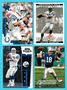 (4) Peyton Manning Colts 1999 Victory 2000 Contenders Ultra Leaf tarjeta - Imagen 1 de 2
