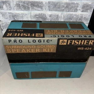 Vintage FISHER Surround Sound Speaker System WS-424 NIB - Picture 1 of 2