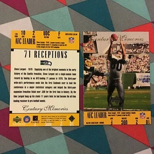 Steve Largent #176 Seahawks Super Bowl 1997 upper deck legends NFL HOF - Bild 1 von 1