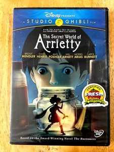 The Secret World of Arrietty (DVD 2012 Disney) (NEW) Will Arnett, Carol Burnett - Picture 1 of 4