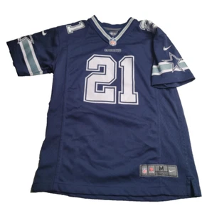 Nike NFL Dallas Cowboys #21 Elliott Kids Youth Size M (10-12) Navy Blue Jersey - Picture 1 of 6