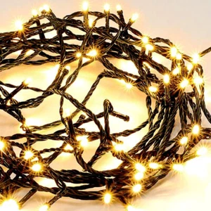 100 LED Fairy Lights - Warm White (Gn Wire) Lexi Lighting - Picture 1 of 5