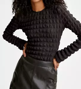 GESTUZ ALLENYGZ Blouse, Black, Size 38, BNWT *Retro & Futuristic * - Picture 1 of 10