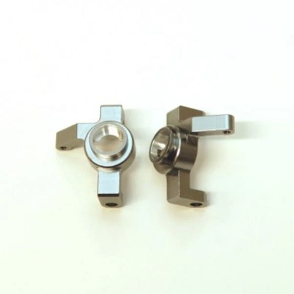 Axial SMT/Wraith/RR10 Gunmetal Alloy HD Steering Knuckles (V2) STA31316V2GM - Image 1 of 1