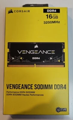 Corsair CMSX16GX4M2A3200C22 Vengeance 16GB (2x8GB) DDR4 SODIMM 3200MHz 1.2V - Image 1 of 2