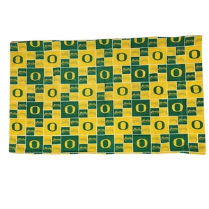 Oregon Ducks UO Standard Pillow Case College Football Yellow & Green University - Picture 1 of 6
