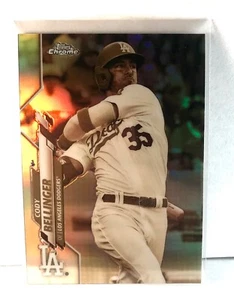2020 Topps Chrome Cody Bellinger Sepia Refractor #77 Los Angeles Dodgers #77 - Picture 1 of 2