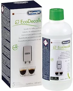Delonghi EcoDecalk Coffee Machine Descaler Liquid 500ml SER3018 Genuine Part esd - Picture 1 of 12