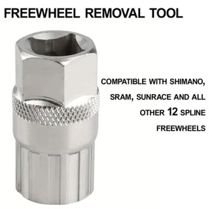 Bicycle Freewheel Removal Tool -12 Spline- Works on Shimano and SRAM Freewheels - Picture 1 of 4