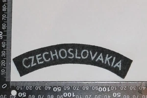 PATRÓN DE LA SEGUNDA GUERRA MUNDIAL TÍTULO DE HOMBRO BRITÁNICO RAF CHECOSLOVAQUIA NACIONALIDAD FUERZA AÉREA APAGADA - Imagen 1 de 1