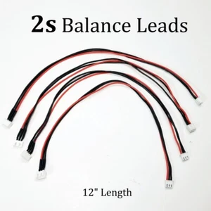 RCP-JRJST 2s Lipo Akku Balance Blei Verlängerungen 12" lang (4) Stück - Bild 1 von 21