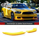 For Dodge Charger SRT8 2011-14丨Front Bumper Lip Splitter Guard Protectors Yellow