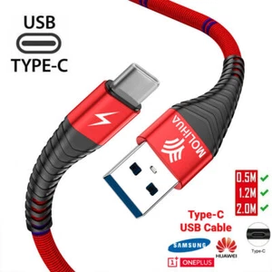Fast Charging USB C Cable Phone Charger Data Micro USB Type C Cable Universal - Picture 1 of 14