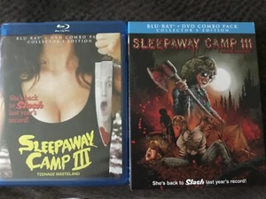 Sleepaway Camp 3 - Teenage Wasteland W/ OOP Slipcover Blu Ray/Dvd Scream Factory - Picture 1 of 1