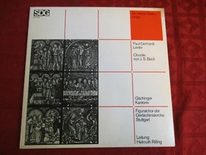 LP GÄCHINGER KANTOREI Paul Gerhardt Lieder Bach Chörale STEREO SDG NM - Picture 1 of 1