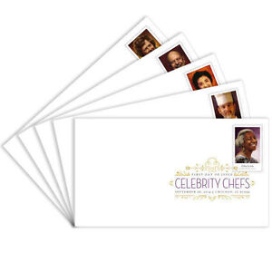 US 4922-4926 Celebrity Chefs (set of 5) DCP FDC 2014