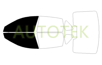 PreCut Film Front Two Door Windows Any Tint Shade % VLT For Acura TLX 2021-2023 - Image 1 of 4