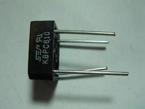 KBPC610=BR610 Bridges Rectifier Square Small 6A 1000V #21-1211 - Picture 1 of 3
