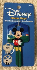 DISNEY MICKEY MOUSE KEY BLANK-KW1-KW10-FOR KWIKSET LOCKS - Picture 1 of 1