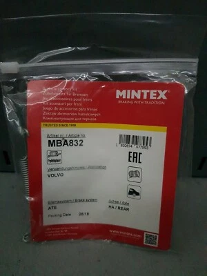 MINTEX MBA832 HANDBRAKE SHOE FITTING KIT & SPRINGS Nissan  - Image 1 of 2