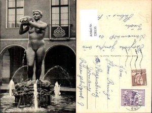728131 Sonderborg Frau Akt Brunnen Sonderburg Denmark - Picture 1 of 1
