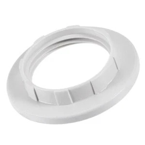 E14 Light Socket Rings Lamp Shade Holder Adapter Ring Replacement White 8Pcs - Picture 1 of 6