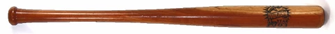 Vintage Florida Marlins 18" Inaugural Team Logo Wooden Mini Bat - Rare Cover