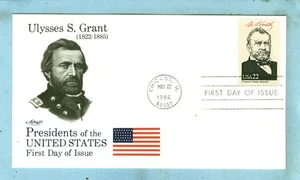 Scott 2217I ARTMASTER FDC,  Presidential Series,  "Ulysses S. Grant".... - Picture 1 of 3