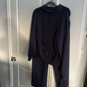 Women’s Two Piece Sweatsuit Navy Size L - Picture 1 of 8