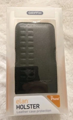 Funda de Cuero Griffin Elan Protección iPhone 2G Original Negra Nueva En Caja Foto 1 de 4