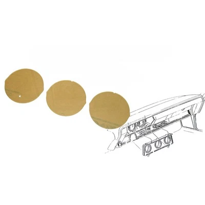 Gauge Face Lens Kit For Rally Pack Rallye Pac 1968-72 Oldsmobile Cutlass 3pc - Image 1 of 4