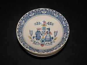 4 JOHNSON BROTHERS HEARTS & FLOWERS CEREAL BOWLS 6 3/8" SET #1 - Picture 1 of 3