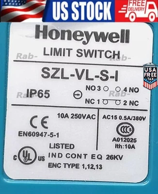 1 peça NOVO interruptor de limite Honeywell SZL-VL-S-I - Imagem 1 de 4