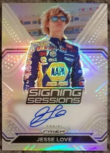 JESSE LOVE - SESIONES DE FIRMA PRIZM - TARJETA DE NOVATO - 2025 XFINITY CHAMPION - Imagen 1 de 2