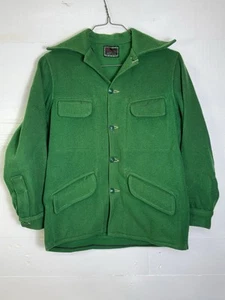 RARE Women’s Green Chippewa Falls Woolen Mill Co Wisconsin Vintage Wool Jacket M - Picture 1 of 12