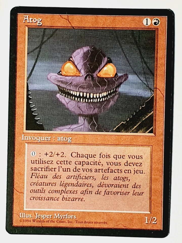 Atog FrenchFBB/Foreign Black Bordered  Mtg Magic played - Image 1 of 1