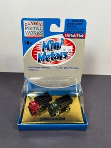 Mini Metals '53 WHITE DUMP TRUCK Set 50223 1:160 N Scale Red Green - Picture 1 of 8