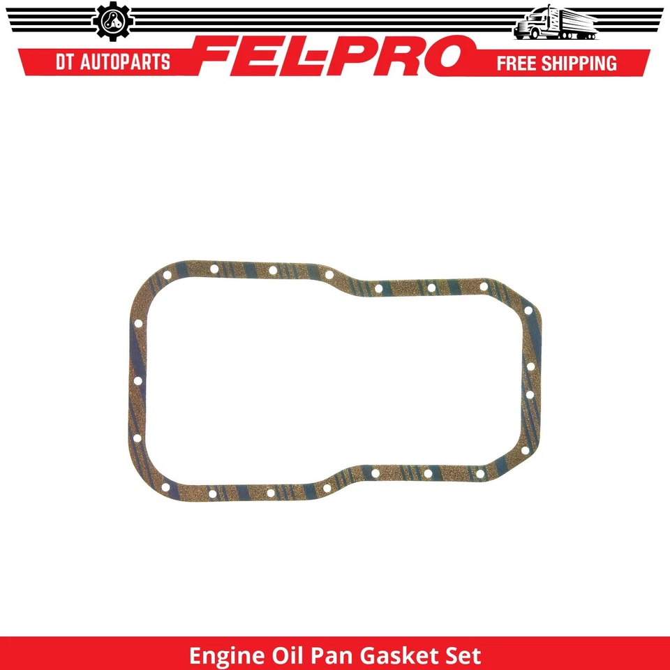 Комплект прокладок поддона масла для двигателя Toyota Camry 1983-2001 годов выпуска Fel-Pro 1984 1985 1986 1987 годов выпуска - Изображение 1 из 1