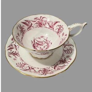 Vintage Coalport Floral & Bird Decorated Tea Cup & Saucer Set - Picture 1 of 4